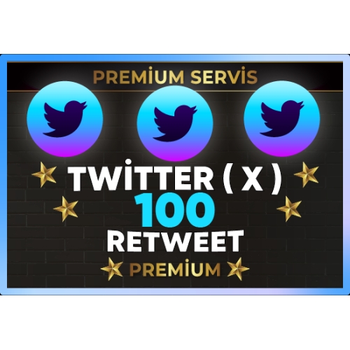  ⚡  PREMİUM  TWİTTER  X  100 RETWEET ⚡